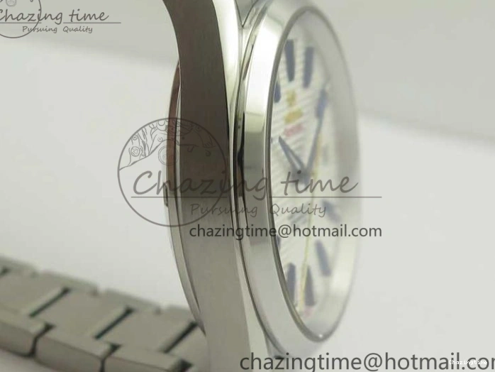 0121 Bright Aqua Terra Master Ryder Cup Edition VSF 1:1 Best Edition White Textured Dial on SS Bracelet A8500 Super Clone 8018